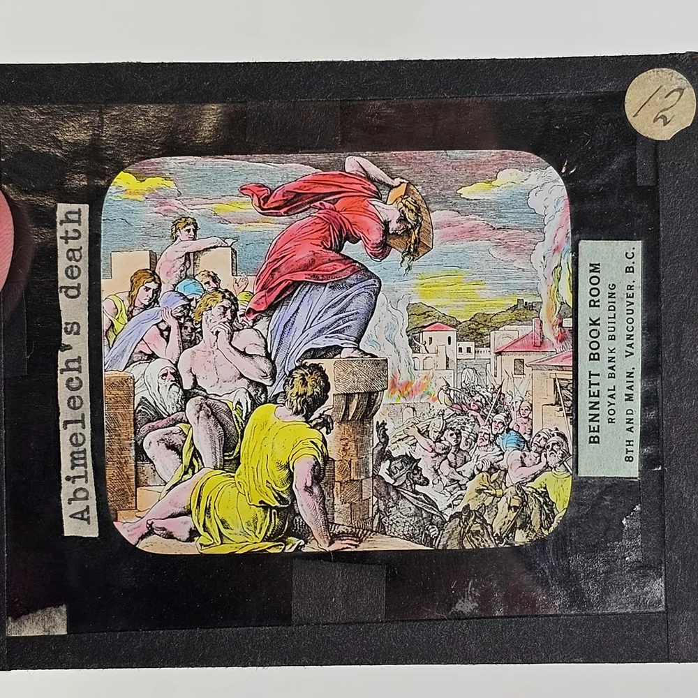 Antique Magic Lantern Slides Lot of 8 Religious Biblical Christian Jesus - Picture 3 of 11